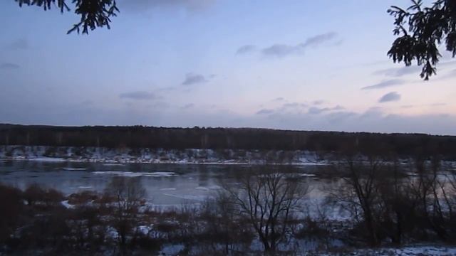 Таруса -Поленово. Ледоход на Оке в феврале 2020 года смотреть онлайн