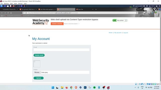 Web shell upload via Content-Type restriction bypass смотреть онлайн