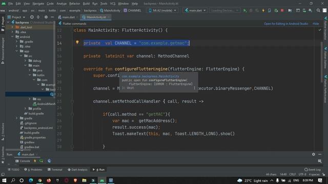 Flutter get mac address without using plugin - get_mac смотреть онлайн