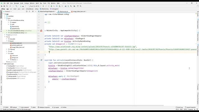 How To Build Auto Image Slider Kotlin | Image Slider With ViewPager2 | ViewPager2 Image Slider смотреть онлайн