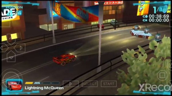 Cars 2 : The Video Game - PSP Playthrough Gameplay 1080p (PPSSPP) Part 1