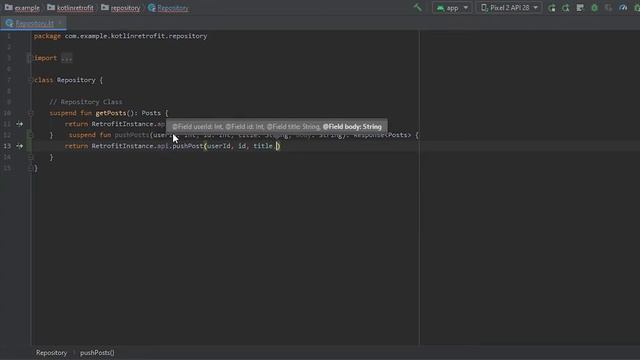 Retrofit - Send a simple POST Request | Android Studio Tutorial | Kotlin смотреть онлайн