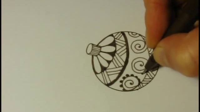 How to draw a Christmas ornament смотреть онлайн
