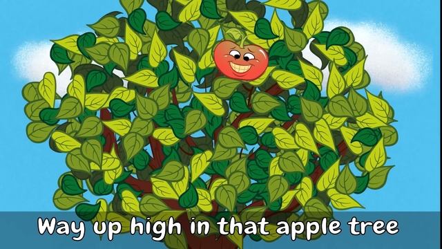 Way Up High in an Apple - Apple Song for Kids - Children's Song by The Learning Station смотреть онлайн