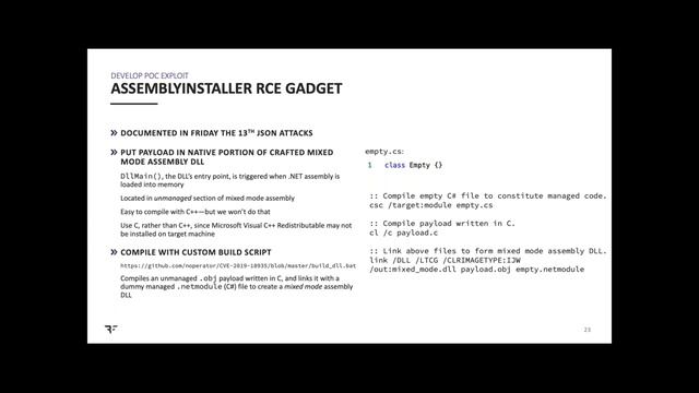 DerpCon 2020 - .NET Roulette: Exploiting Insecure Deserialization in Telerik UI - Caleb Gross смотреть онлайн