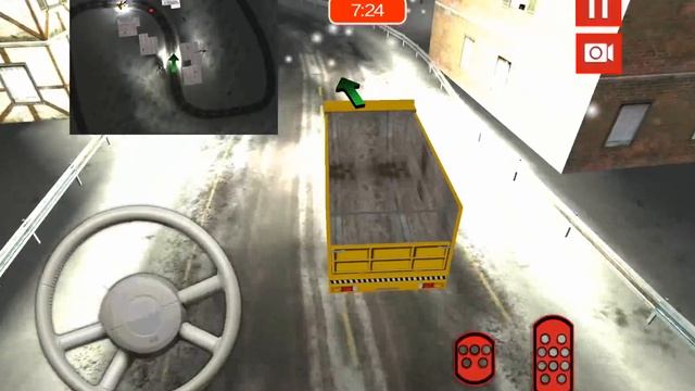 Winter Snow Plow Truck Driver - E03, Android GamePlay HD смотреть онлайн