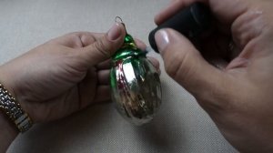 Реставрация советской елочной игрушки  Дюймовочка / Как склеить разбитую игрушку