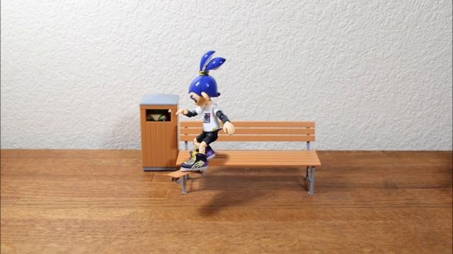 Figma Inkling Skateboard Trick Stopmotion Splatoon смотреть онлайн