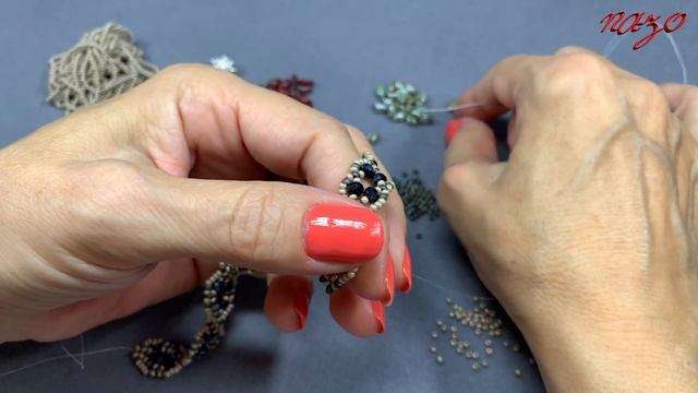 Matubo gemduo boncuklar ve bileklik (How to make bracelet using Matubo gemduo beads) смотреть онлайн