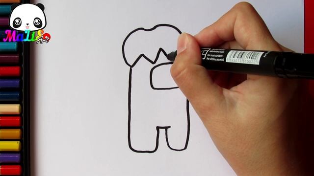 Как нарисовать Амонг Ас с Тыквой ? Скин Легко | How to draw Among Us Game Skin Pumpkin Halloween смотреть онлайн