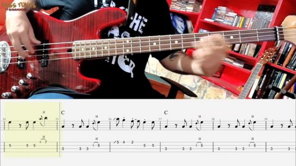 Creedence Clearwater Revival - Have you ever seen the rain BASS COVER (with Tabs and Sheet)