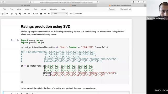 Data Mining Lecture 16: Recommendation using SVD смотреть онлайн