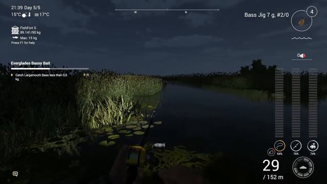 [Fishing Planet Việt] How to catch 5 Largemouth Bass less than 0.5kg - Everglades - Florida смотреть онлайн