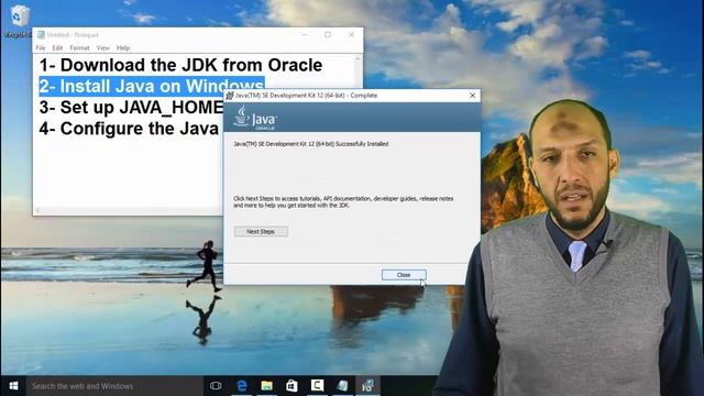 1 Download and Install JDK set up JAVA HOME and path test java configuration смотреть онлайн