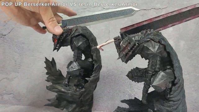 POP UP PARADE bersek Guts Berserker Armor L SIZE VS Resin Berserker Armor, 팝업퍼레이드 광전사 VS 레진 광전사 비교 смотреть онлайн