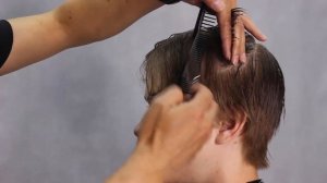 Классическая мужская стрижка на среднюю длину/Men's haircut for medium length/The long American