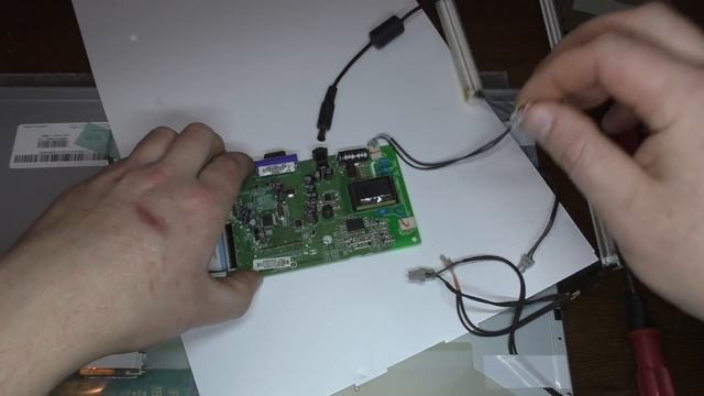 Монитор LG замена лампы подсветки смотреть онлайн