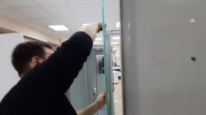 СБОРКА ДУШЕВОЙ КАБИНЫ высокий поддон АКВАПУЛЬС 90Х90