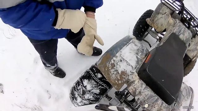 ПОЛЁТЫ №51 зимнее катание на квадроцикле смотреть онлайн