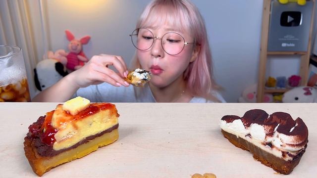 ?파이인더샵 미트파이 케이크파이 치킨파이 포크파이 디저트 먹방 Dessert Mukbang смотреть онлайн