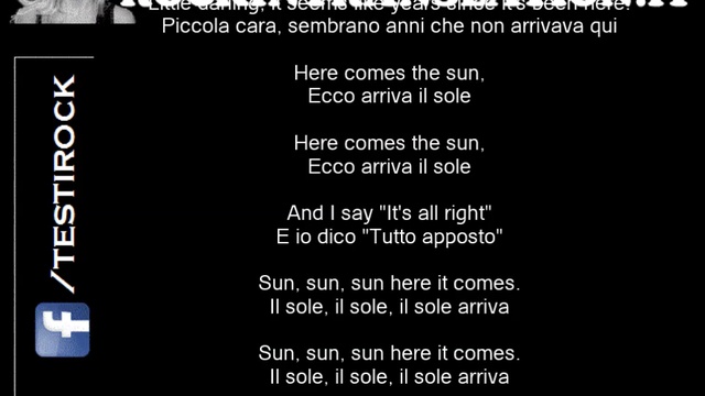 Beatles - Here Comes The Sun смотреть онлайн