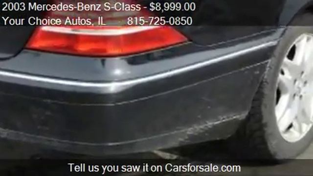 2003 Mercedes-Benz S-Class S500 w/ Navigation for sale in Po смотреть онлайн