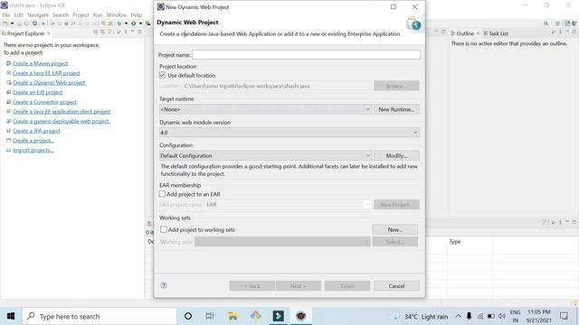 Java Web Project | How to create a Java Web Project in Eclipse смотреть онлайн