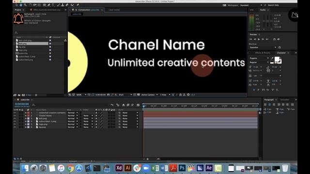 How to Create YouTube Subscribe Animation Button | Adobe After Effects | Tutorial | Malayalam смотреть онлайн