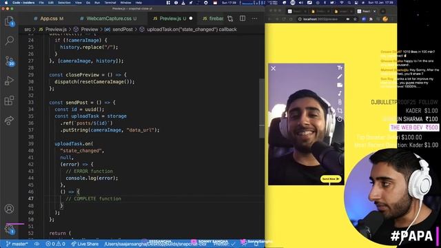 ? Let's build SNAPCHAT with REACT.JS! (with Camera, REDUX & Firebase) смотреть онлайн
