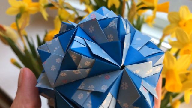 Cyanin Kusudama - not a tutorial смотреть онлайн
