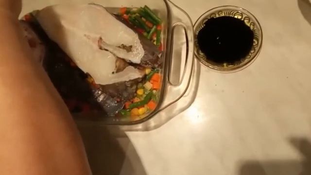 Рыба, которую Вы ещё не пробывали ( зубатка на овощной подушке- мексиканской смеси) смотреть онлайн