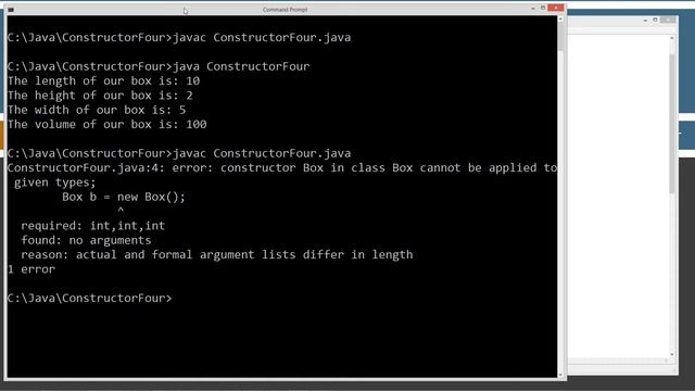 Learn Java Programming - Constructors Part 4 Tutorial смотреть онлайн