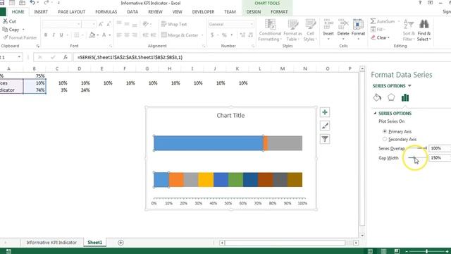 Informative KPI Indicator Chart (Version-1) смотреть онлайн