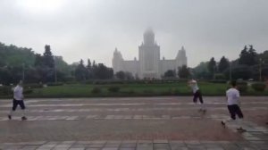 ПИОНЕРСКИЙ ФЛЕШМОБ НА ВОРОБЬЕВЫХ ГОРАХ
