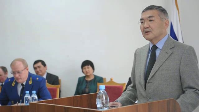 28.01.2014 г. 4. Выступление Главы Калмыкии А. Орлова на заседании коллегии Прокуратуры РК смотреть онлайн