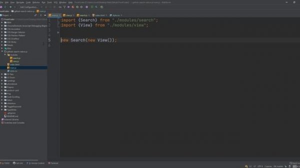 Поиск пользователей Github с помощью github API. SPA на Native JavaScript. Часть 2