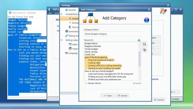 PDF Index Generator Software: How to index a book using a list of terms (Include Categories)? смотреть онлайн