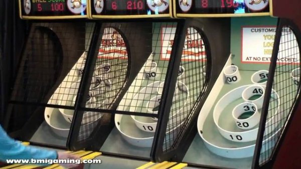 Skeeball Classic 2010 Alley Roller Arcade Game Machine - BMIGaming.com - Skeeball