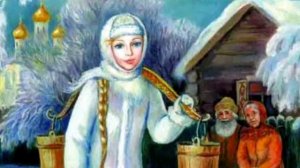 Снегурочка - Русская Народная Сказка - Зимняя Сказка - Аудиосказка в Картинках - Читает Мама