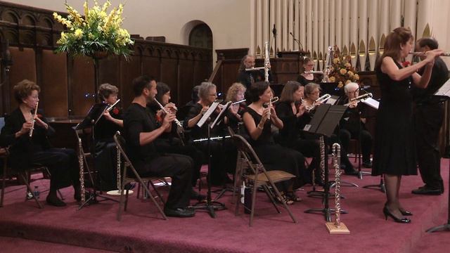 Prelude from Suite Antique performed by the Camellia City Flute Choir смотреть онлайн