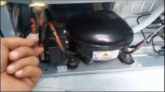 Inverter Refrigerator Not Cooling.Haier Refrigerator Compressor Pumping Test.