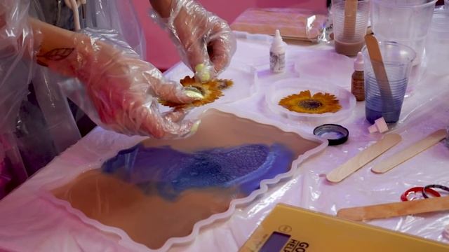 Поднос СВОИМИ РУКАМИ из ЭПОКСИДНОЙ СМОЛЫ | DIY