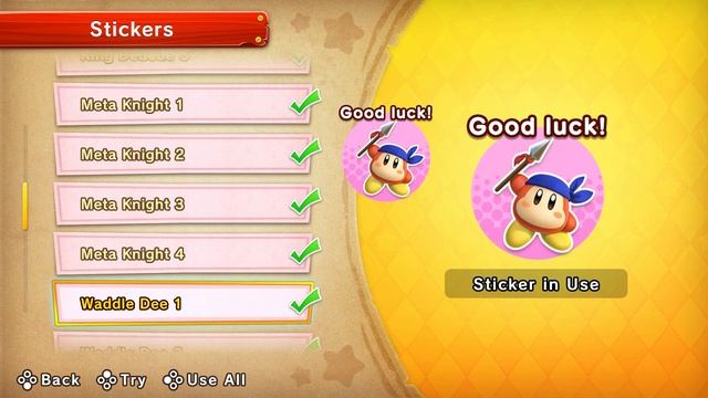 Super Kirby Clash - All Stickers смотреть онлайн