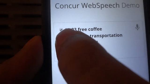 Chrome's Web Speech API demo (Submit expense by voice) смотреть онлайн