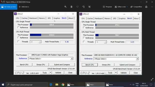 Processador AMD A8 9600 compensa? Desempenho? ( CPUZ bench) смотреть онлайн