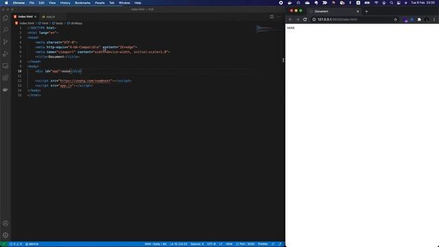 สอนมือใหม่หัดพัฒนาเว็บไซต์ด้วย Vue.js 3 EP2: การเรียกใช้งาน Vue แบบ CDN และการสร้าง Vue App смотреть онлайн