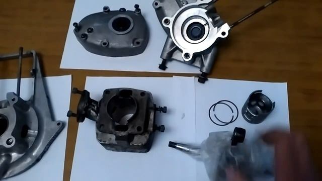 Ремонт двигателя мотокультиватора КРОТ ч-1. смотреть онлайн