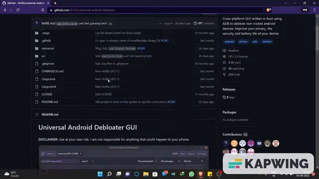 How to download Universal Android Debloater || From Github || смотреть онлайн