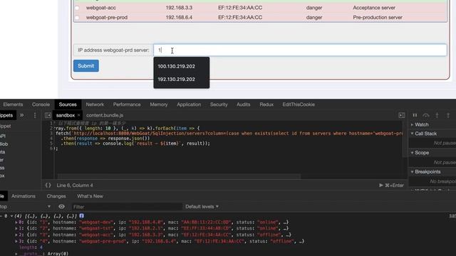 [WebGoat] SQL Injection (Mitigation) смотреть онлайн