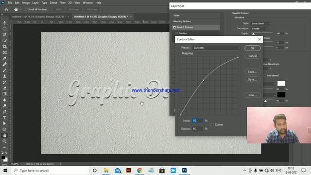 Photoshop : Embossed Paper Texture Text Effect || Photoshop Tutorial смотреть онлайн
